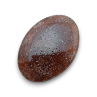 Strawberry quartz cabochon 37x26 mm no 28