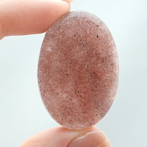 Strawberry quartz cabochon 39x27 mm no 32 Strawberry quartz cabochon 39x27 mm no 32