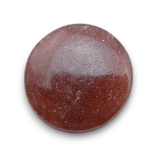 Strawberry quartz cabochon fi 24 mm no 84