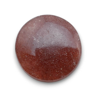 Strawberry quartz cabochon fi 24 mm no 84