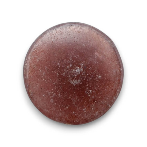 Strawberry quartz cabochon fi 24 mm no 84 Strawberry quartz cabochon fi 24 mm no 84