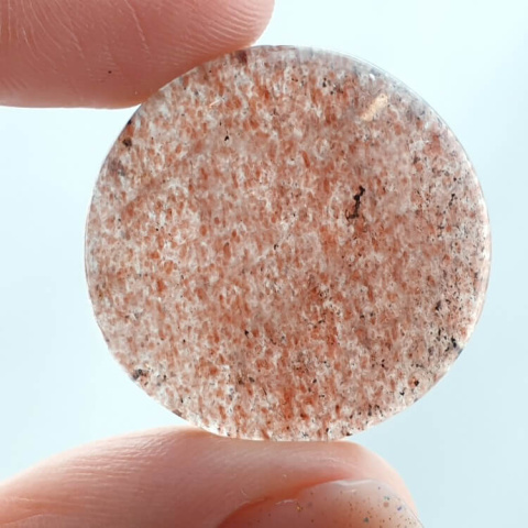 Strawberry quartz cabochon fi 27 mm no 76