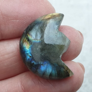 Labradoryt kaboszon lotos 25x20 mm nr 46