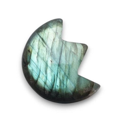 Labradorite cabochon lotus 26x21 mm no 16 Labradorite cabochon lotus 26x21 mm no 16