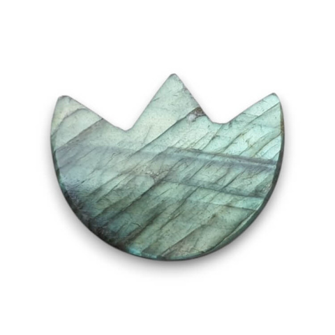 Labradorite cabochon lotus 26x21 mm no 16 Labradorite cabochon lotus 26x21 mm no 16