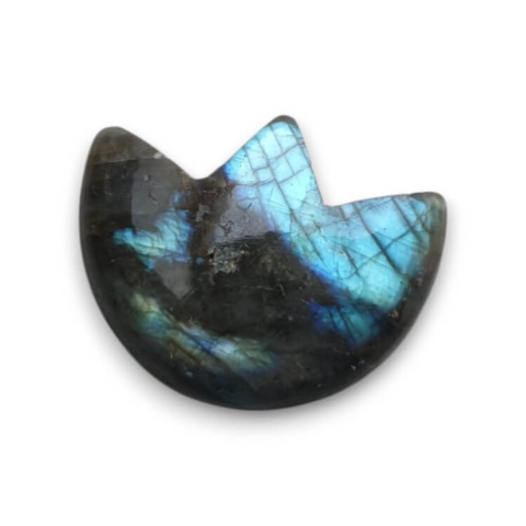 Labradorite cabochon lotus 26x21 mm no 17 Labradorite cabochon lotus 26x21 mm no 17