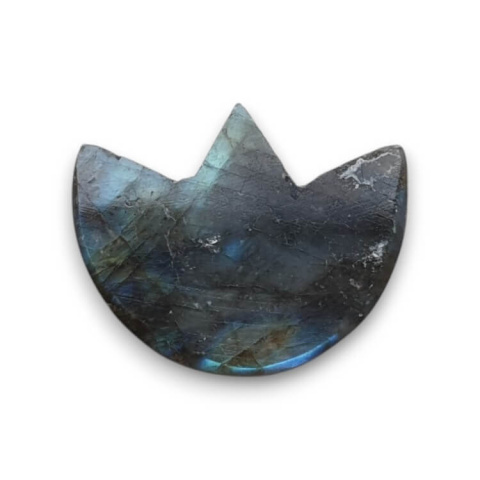 Labradorite cabochon lotus 26x21 mm no 17 Labradorite cabochon lotus 26x21 mm no 17