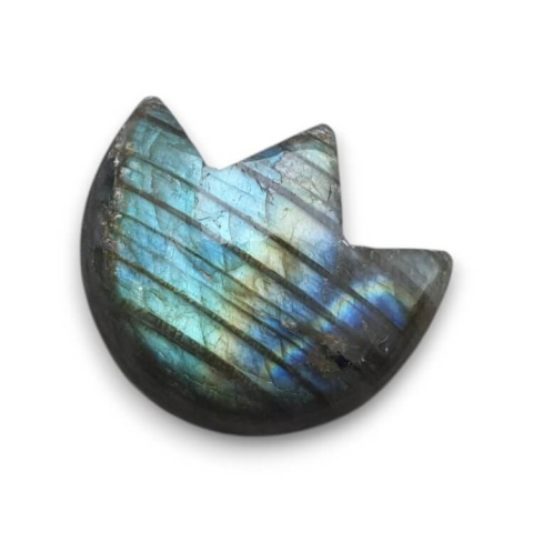 Labradorite cabochon lotus 26x23 mm no 31 Labradorite cabochon lotus 26x23 mm no 31