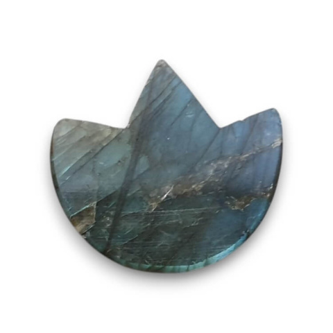 Labradorite cabochon lotus 26x24 mm no 44 Labradorite cabochon lotus 26x24 mm no 44
