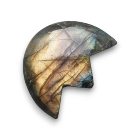 Labradorite cabochon lotus 27x21 mm no 23 Labradorite cabochon lotus 27x21 mm no 23