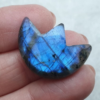 Labradoryt kaboszon lotos 27x21 mm nr 56
