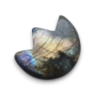 Labradoryt kaboszon lotos 27x23 mm nr 12