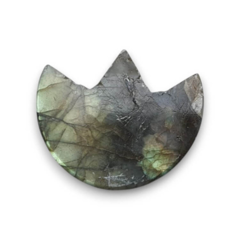 Labradorite cabochon lotus 27x23 mm no 18 Labradorite cabochon lotus 27x23 mm no 18