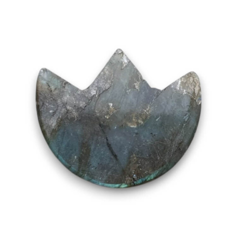 Labradorite cabochon lotus 27x23 mm no 28 Labradorite cabochon lotus 27x23 mm no 28