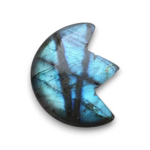 Labradorite cabochon lotus 27x23 mm no 34 Labradorite cabochon lotus 27x23 mm no 34