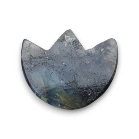 Labradorite cabochon lotus 27x23 mm no 41 Labradorite cabochon lotus 27x23 mm no 41