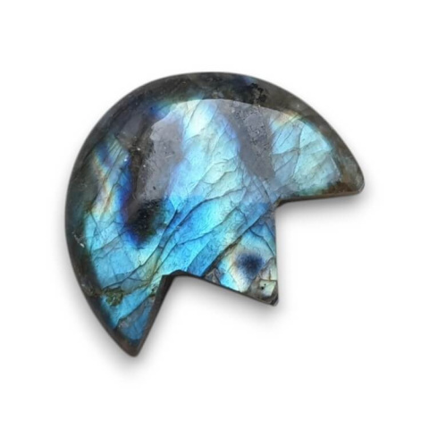 Labradorite cabochon lotus 27x23 mm no 52 Labradorite cabochon lotus 27x23 mm no 52