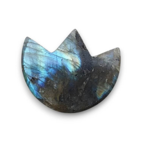 Labradorite cabochon lotus 27x23 mm no 52 Labradorite cabochon lotus 27x23 mm no 52