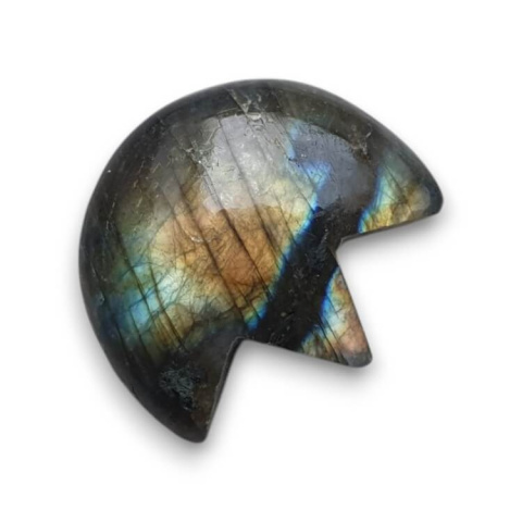 Labradorite cabochon lotus 27x24 mm no 24 Labradorite cabochon lotus 27x24 mm no 24