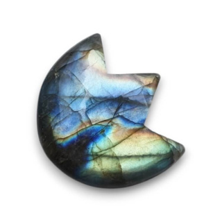 Labradoryt kaboszon lotos 27x24 mm nr 32