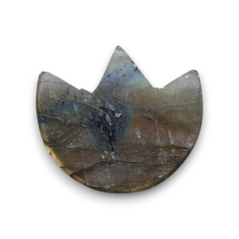 Labradorite cabochon lotus 27x24 mm no 4 Labradorite cabochon lotus 27x24 mm no 4