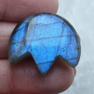 Labradoryt kaboszon lotos 27x24 mm nr 58