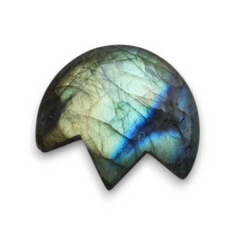 Labradorite cabochon lotus 27x25 mm no. 2 Labradorite cabochon lotus 27x25 mm no. 2