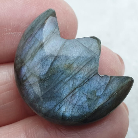 Labradorite cabochon lotus 28x22 mm no. 11 Labradorite cabochon lotus 28x22 mm no. 11