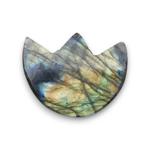 Labradorite cabochon lotus 28x23 mm no. 22 Labradorite cabochon lotus 28x23 mm no. 22