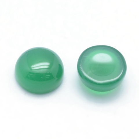 Onyx green cabochon fi 4 mm 1 pc Onyx green cabochon fi 4 mm 1 pc
