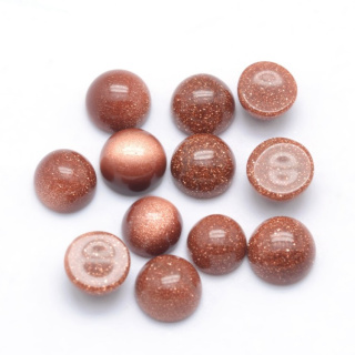 Desert sand cabochon fi 4 mm 1 pc