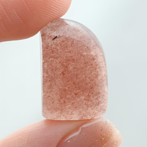 Strawberry quartz cabochon 20x14 mm no 144 Strawberry quartz cabochon 20x14 mm no 144