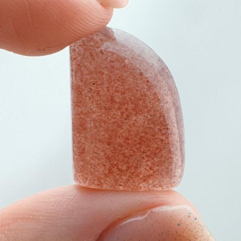 Strawberry quartz cabochon 21x15 mm no 134 Strawberry quartz cabochon 21x15 mm no 134