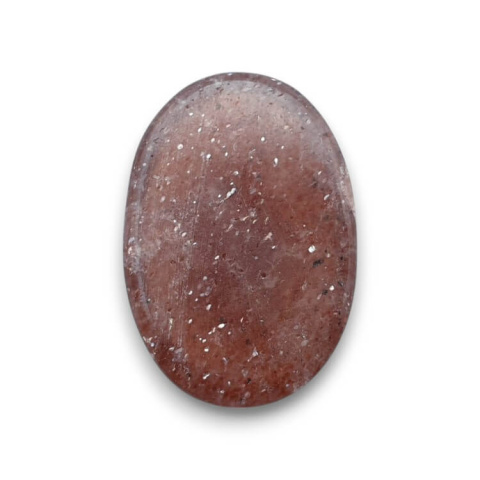 Kwarc truskawkowy kaboszon 25x17 mm nr 156 Kwarc truskawkowy kaboszon 25x17 mm nr 156