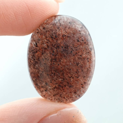 Strawberry quartz cabochon 25x19 mm no 124 Strawberry quartz cabochon 25x19 mm no 124