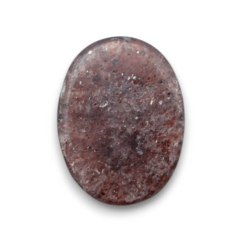 Strawberry quartz cabochon 25x19 mm no 124 Strawberry quartz cabochon 25x19 mm no 124