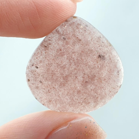 Strawberry quartz cabochon 25x24 mm no. 150 Strawberry quartz cabochon 25x24 mm no. 150