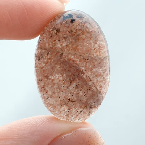 Strawberry quartz cabochon 28x19 mm no. 119 Strawberry quartz cabochon 28x19 mm no. 119