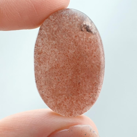 Strawberry quartz cabochon 29x19 mm no. 159 Strawberry quartz cabochon 29x19 mm no. 159
