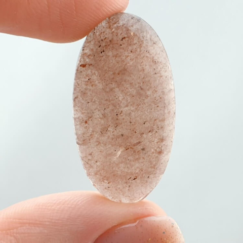 Strawberry quartz cabochon 30x16 mm no 129 Strawberry quartz cabochon 30x16 mm no 129
