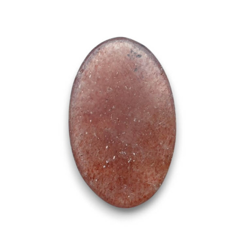 Strawberry quartz cabochon 31x20 mm no 107 Strawberry quartz cabochon 31x20 mm no 107