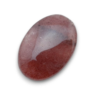 Strawberry quartz cabochon 31x22 mm no 117