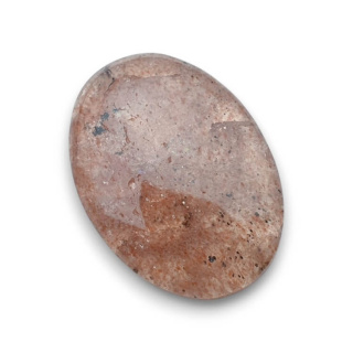 Strawberry quartz cabochon 31x22 mm no 128