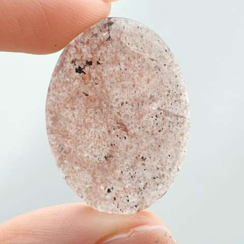 Strawberry quartz cabochon 31x22 mm no 128 Strawberry quartz cabochon 31x22 mm no 128