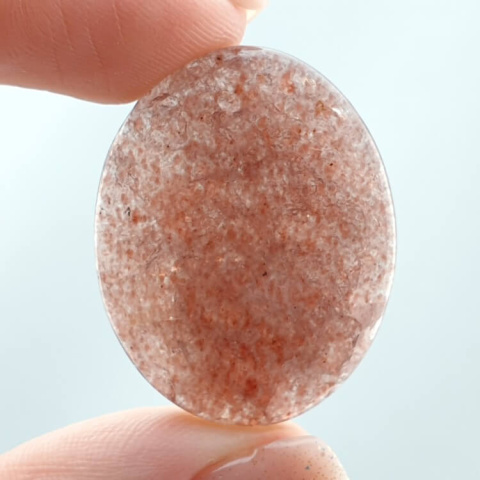 Strawberry quartz cabochon 31x24 mm no 111 Strawberry quartz cabochon 31x24 mm no 111