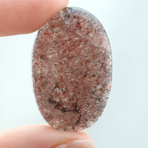 Strawberry quartz cabochon 32x21 mm no 161 Strawberry quartz cabochon 32x21 mm no 161