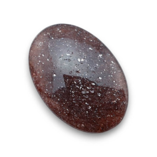 Strawberry quartz cabochon 33x23 mm no 123