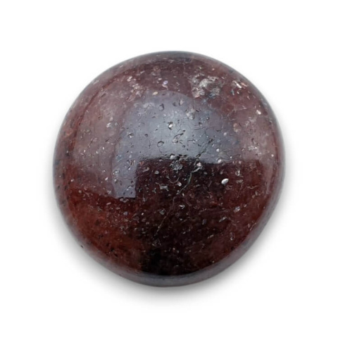 Strawberry quartz cabochon fi 24 mm no 162