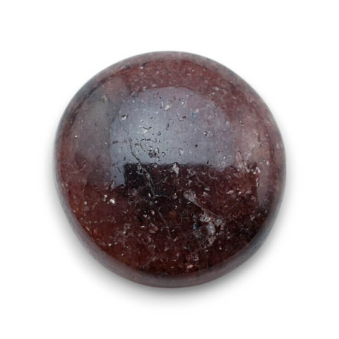 Strawberry quartz cabochon fi 24 mm no 162