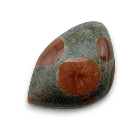 Obsidian walnut cabochon 23x16 mm no 34 Obsidian walnut cabochon 23x16 mm no 34